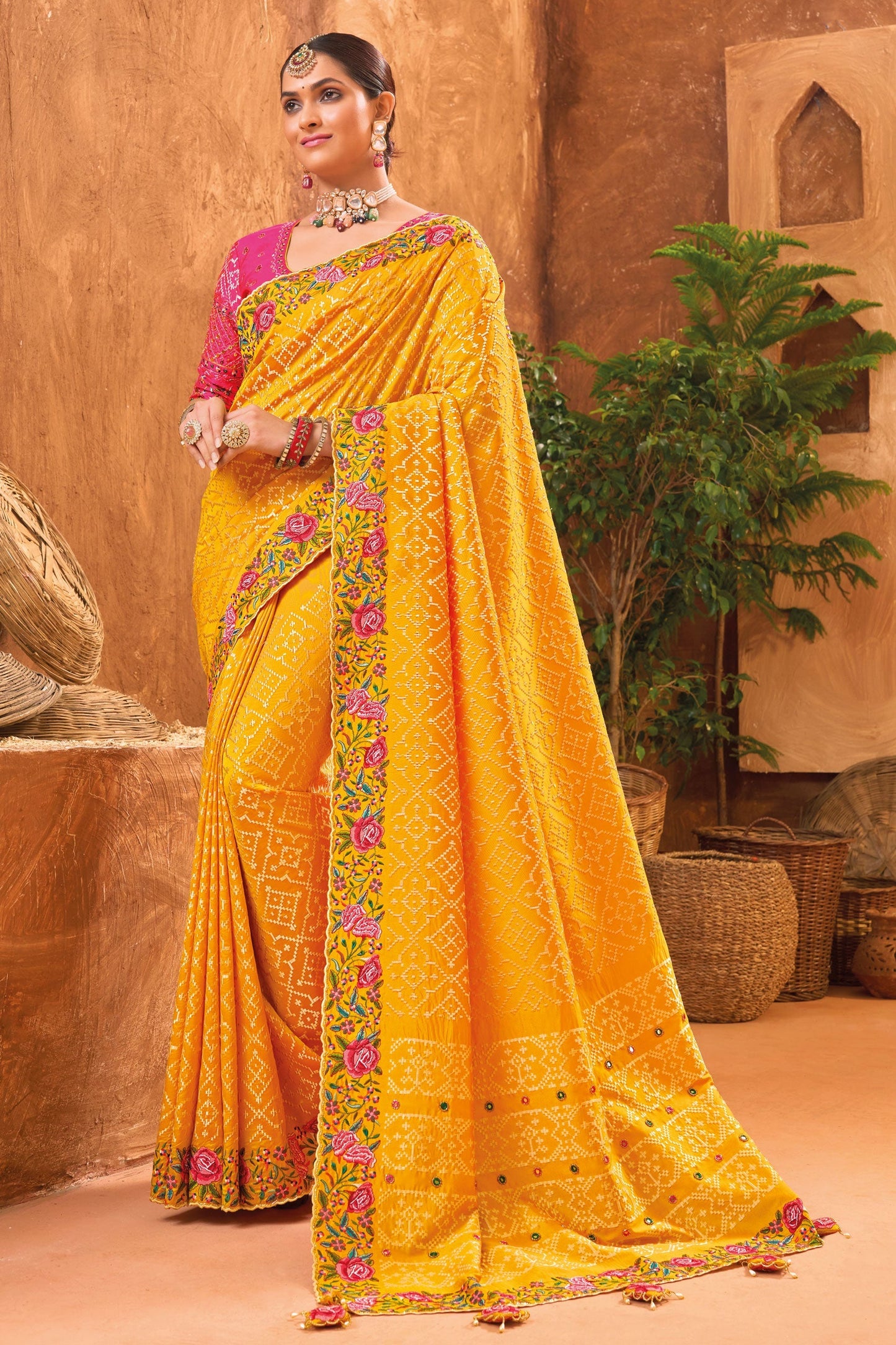 yellow-designer-kacchi-work-silk-saree-zb130635_1_SareeButa.com