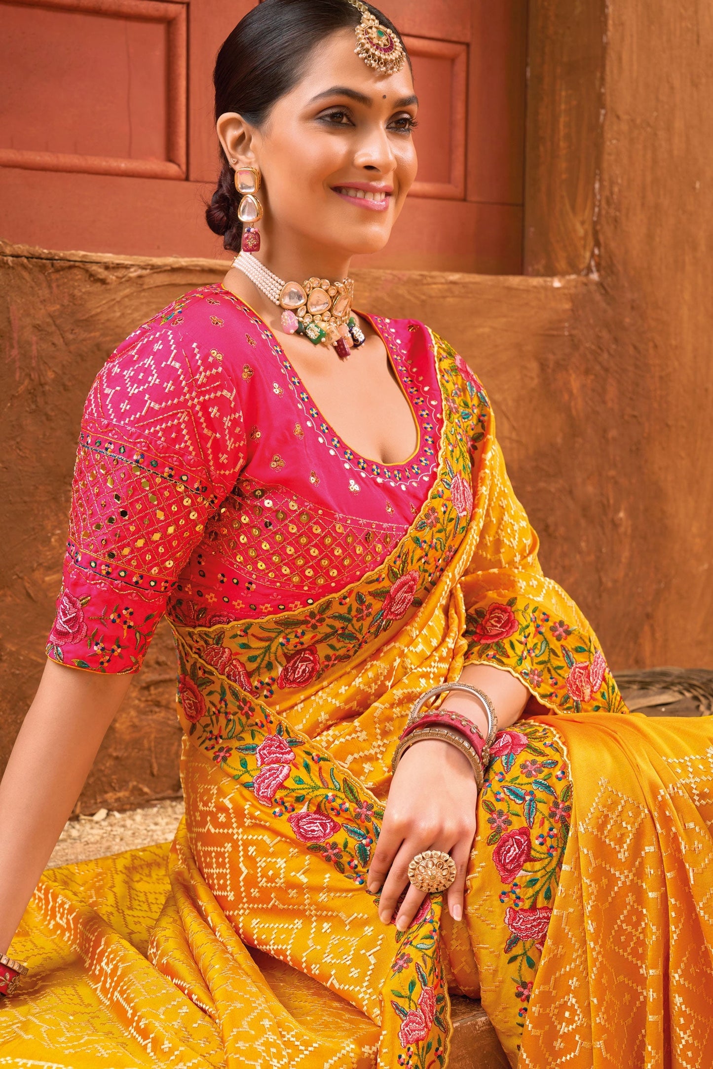 yellow-designer-kacchi-work-silk-saree-zb130635_2_SareeButa.com