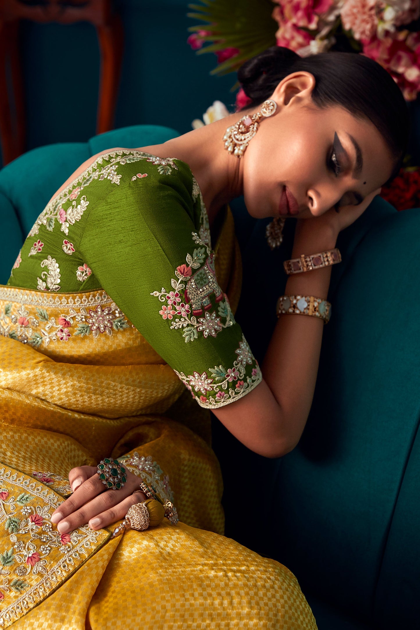 yellow-embroidered-banarasi-saree-zb131208_3_SareeButa.com