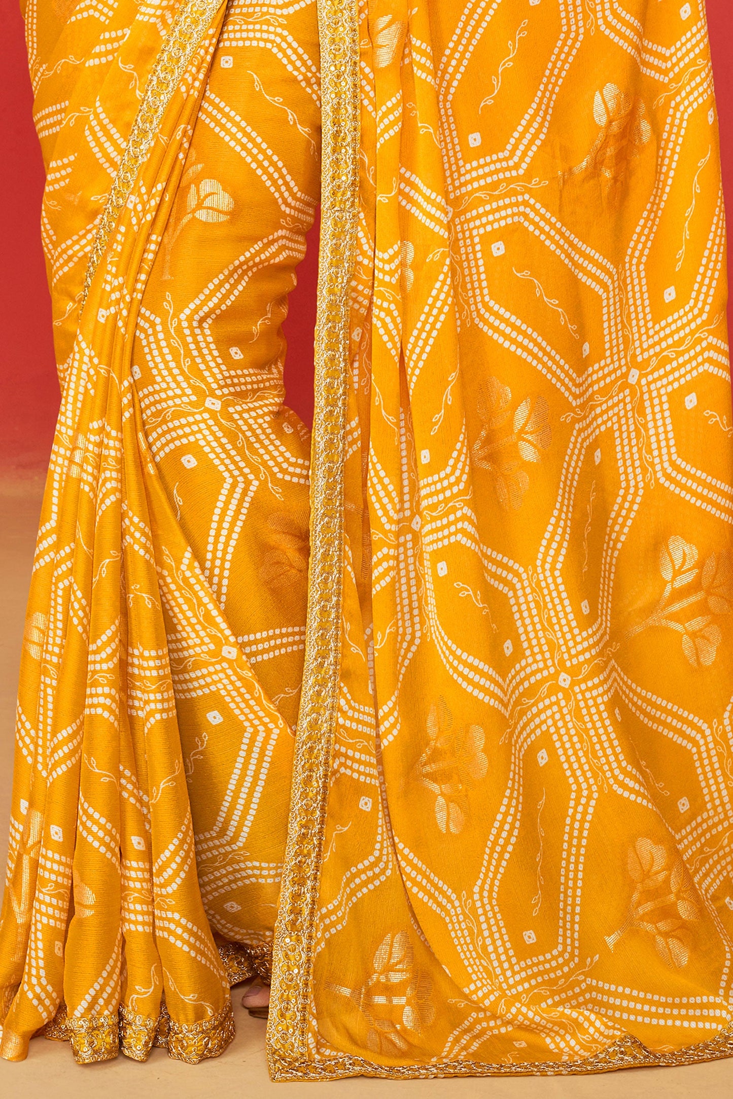 yellow-embroidered-chiffon-bandhani-saree-zb131246_4_SareeButa.com