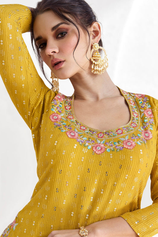 yellow-georgette-skirt-set-zbss100060_2_SareeButa.com