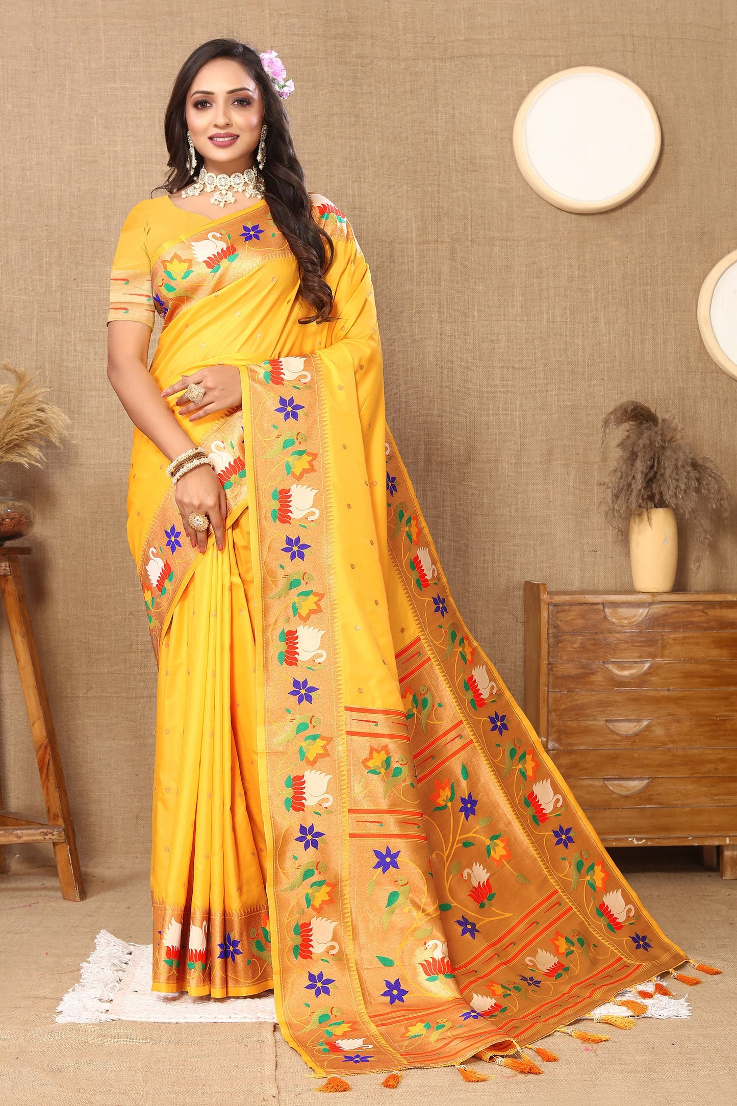 yellow-paithani-silk-saree-zb131680_1_SareeButa.com