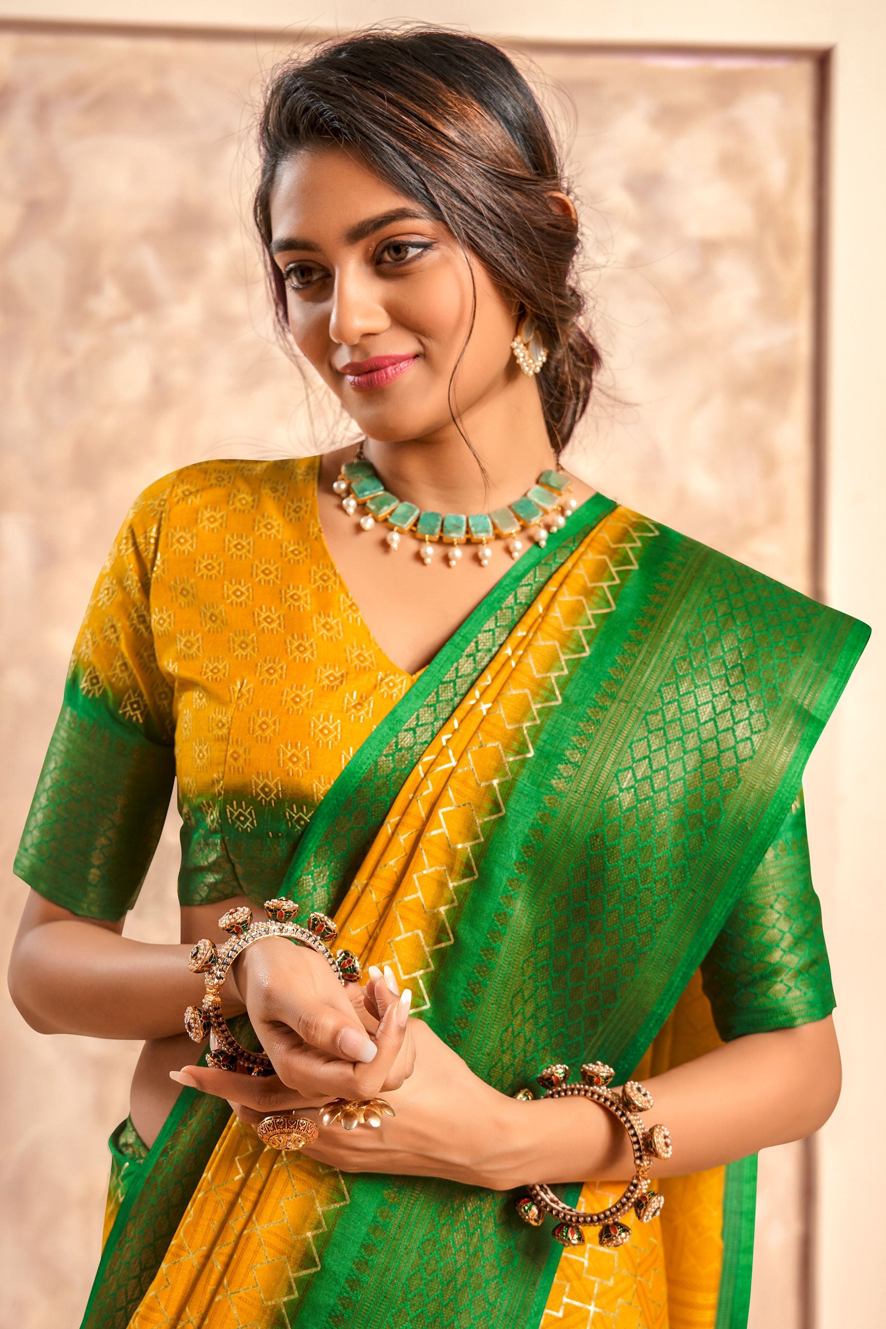 yellow-printed-silk-saree-zb131356_2_SareeButa.com