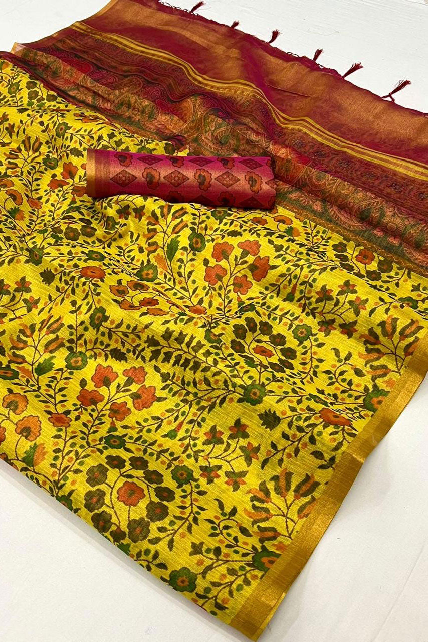 yellow-printed-tissue-saree-zb131171_4_SareeButa.com