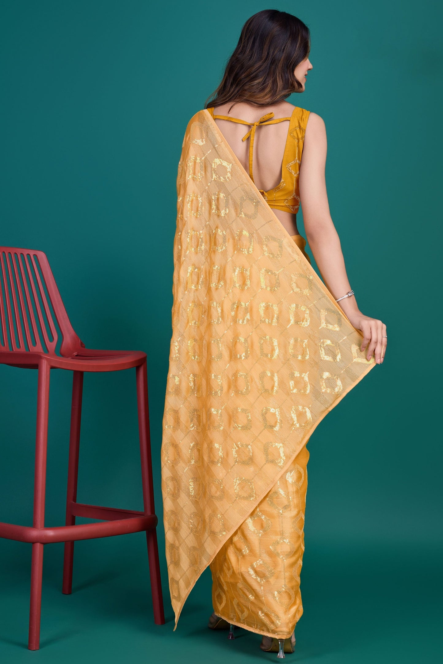 yellow-sequin-georgette-saree-zb132811_4_SareeButa.com