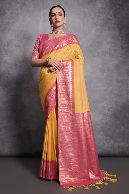 yellow-tusser-silk-saree-zb130276_1_SareeButa.com