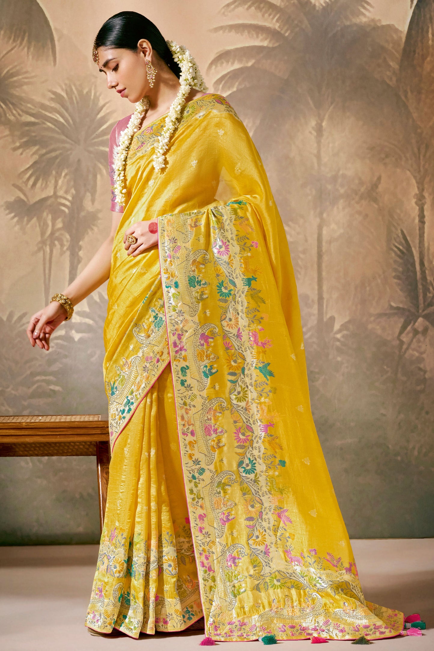 yellow-woven-muga-silk-saree-zb132922_1_SareeButa.com