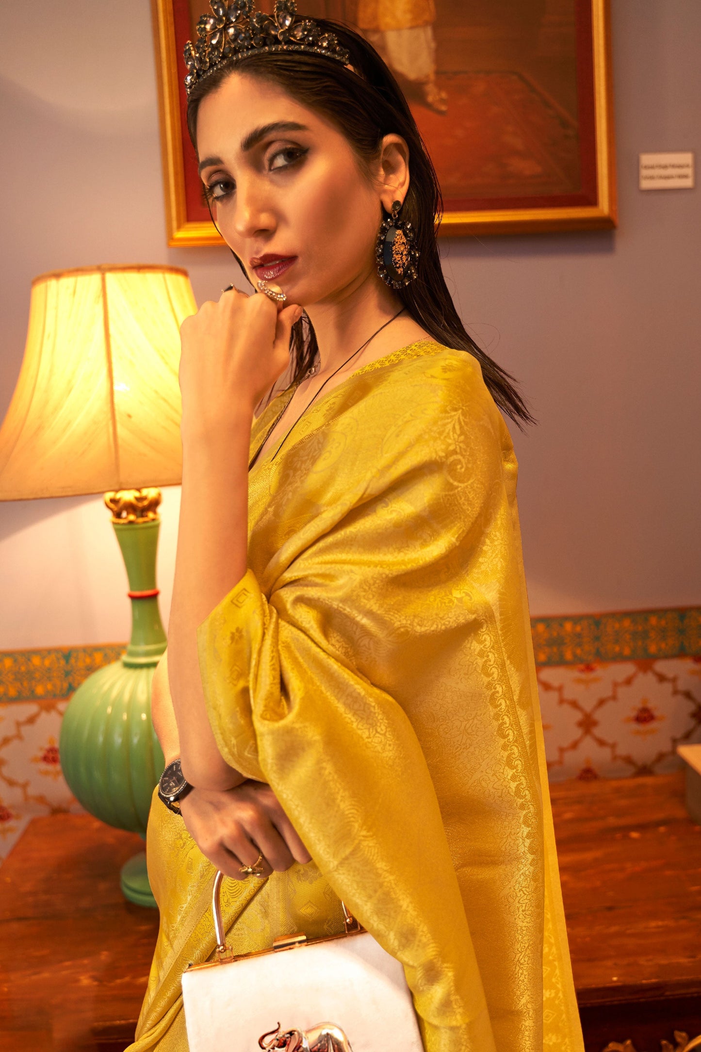 yellow-woven-satin-saree-zb140102_2_SareeButa.com