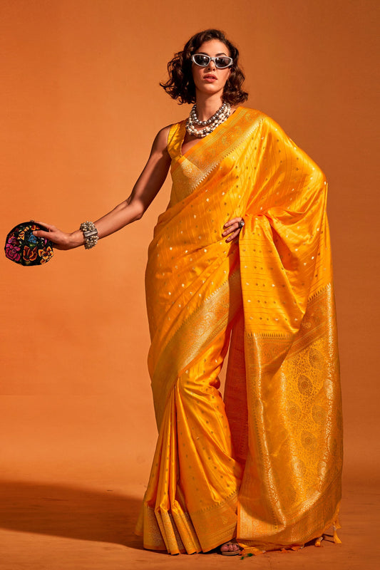 yellow-woven-satin-silk-saree-zb140518_1_SareeButa.com