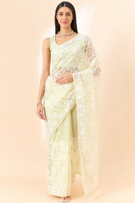 yellow-embroidered-organza-saree-zb131092_1_SareeButa.com