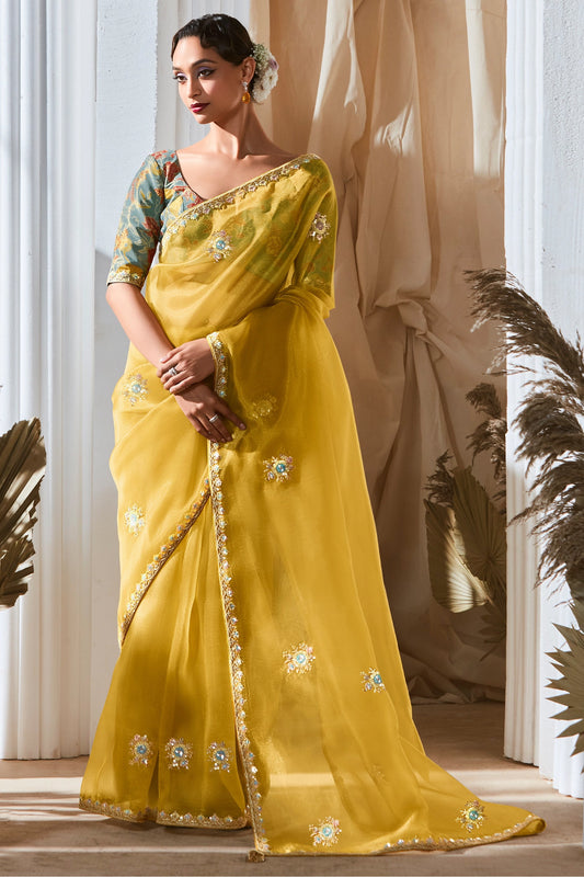 Yellow Embroidered Tissue Silk Saree-SAR10226_1_SareeButa.com