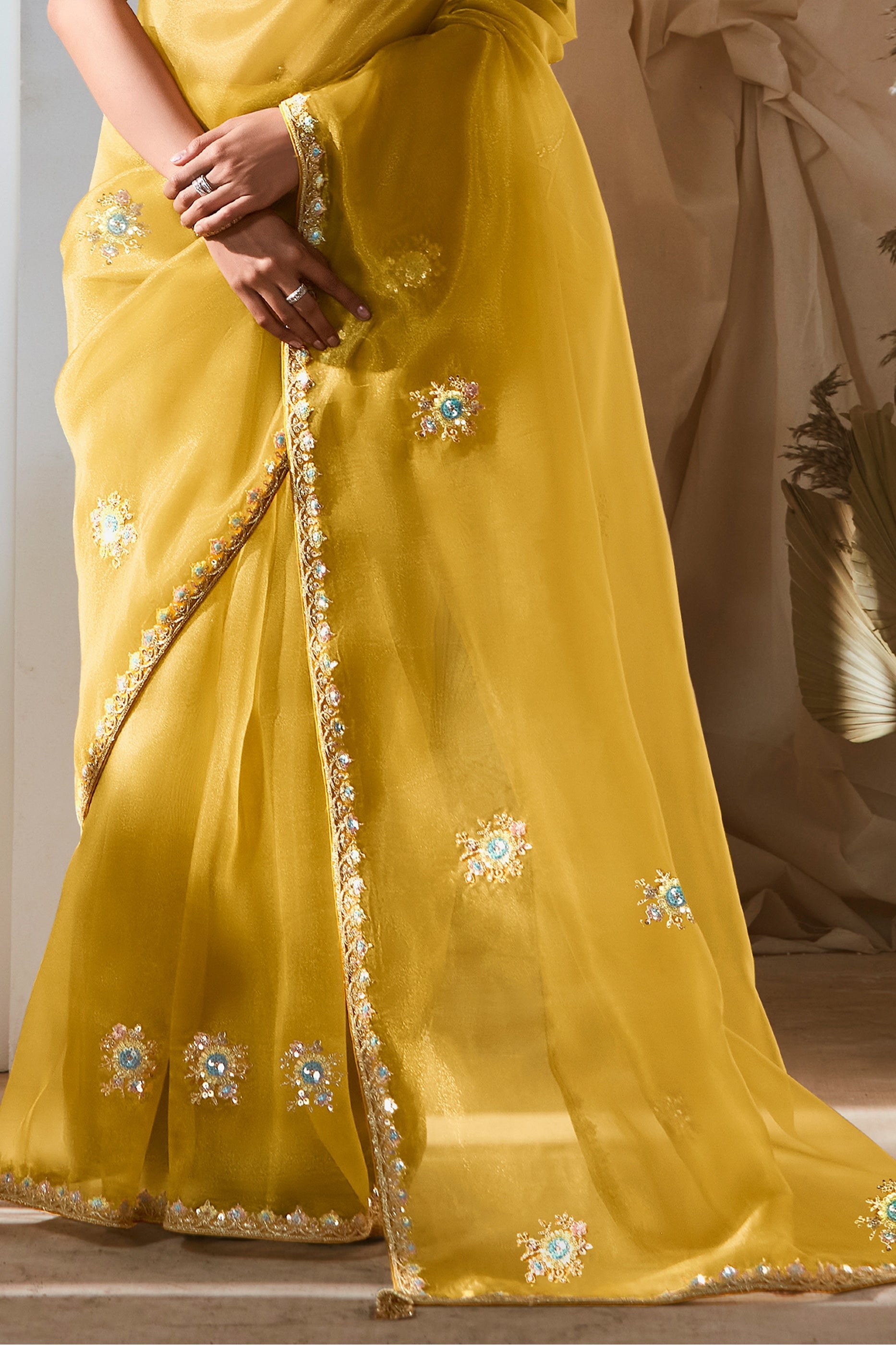 Yellow Embroidered Tissue Silk Saree-SAR10226_5_SareeButa.com