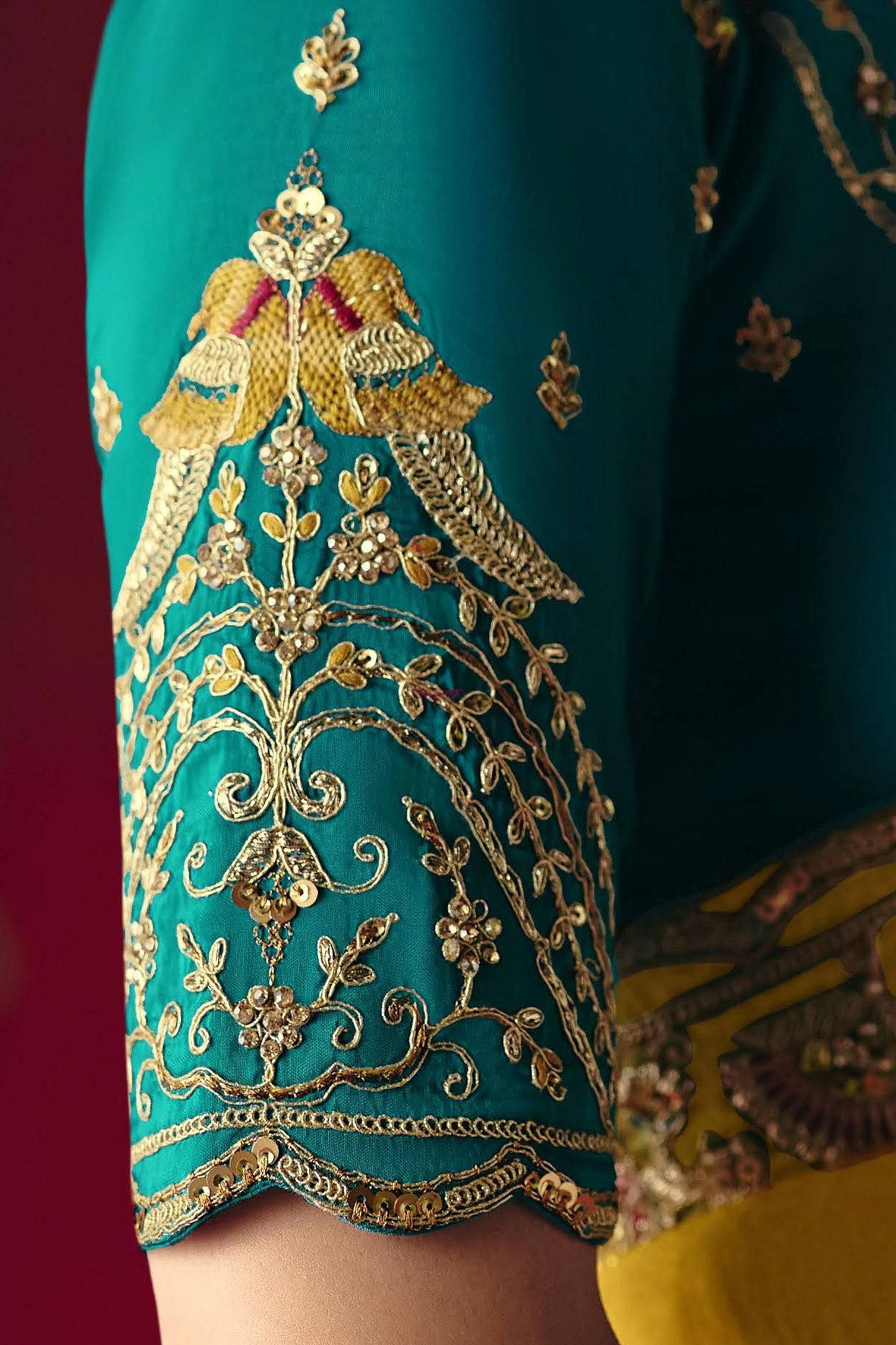 Yellow Embroidered Tissue Silk Saree-SAR11451_3_SareeButa.com