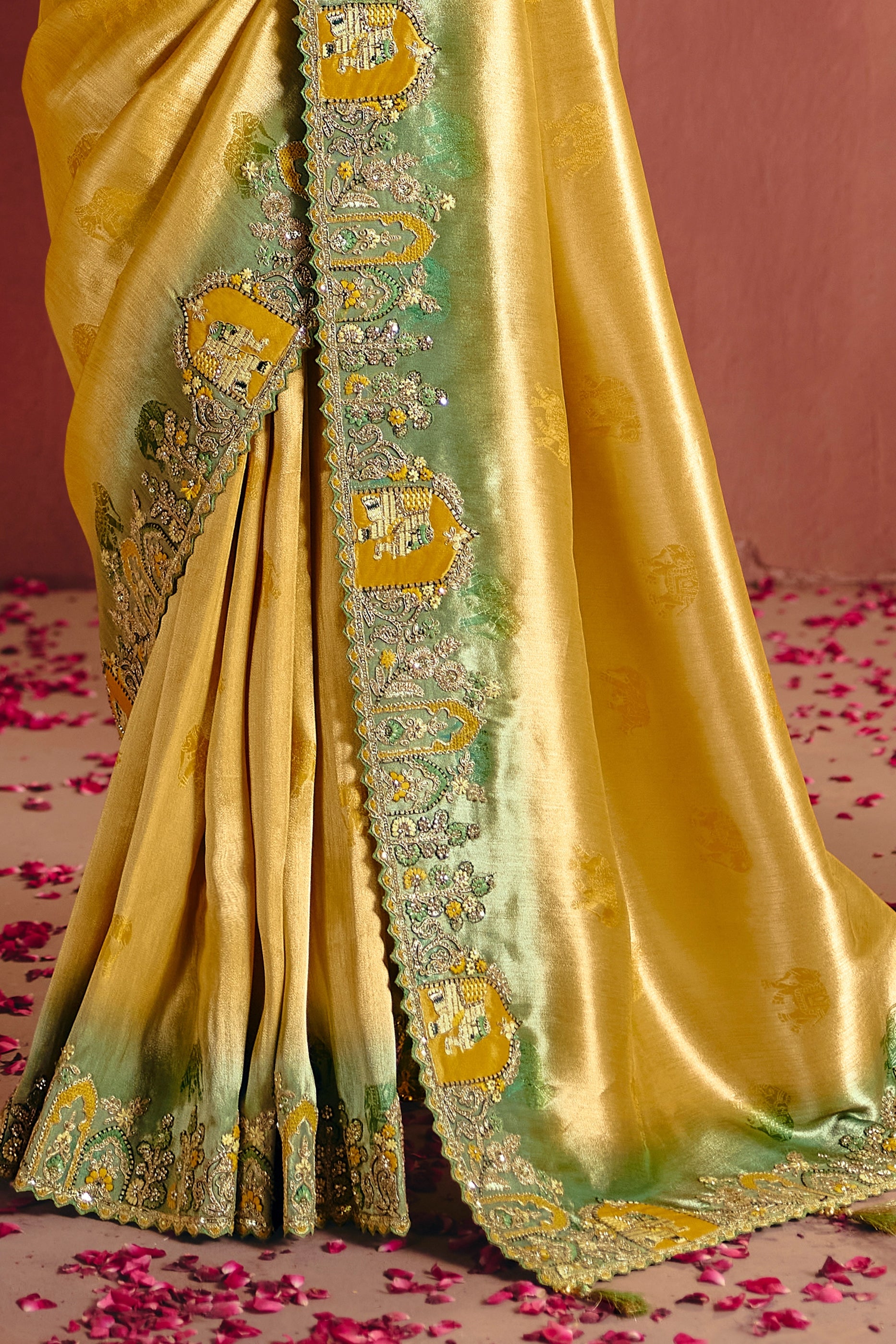 Yellow Heavy Work Embroidered Silk Saree-SAR12081_4_SareeButa.com