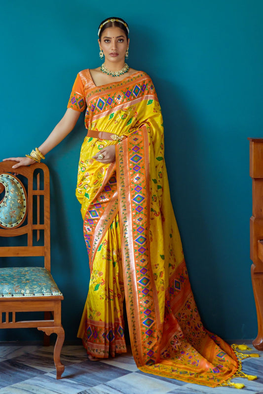 yellow-meenakari-paithani-silk-saree-zb131566_1_SareeButa.com