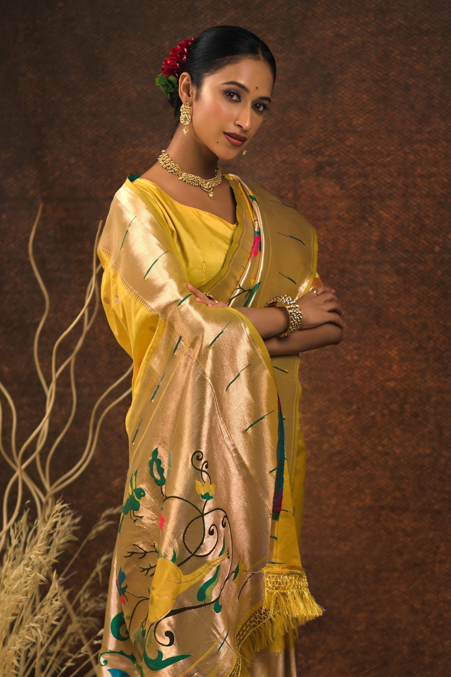 yellow-paithani-silk-saree-zb131523_2_SareeButa.com