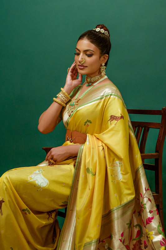 yellow-paithani-silk-saree-zb131594_2_SareeButa.com