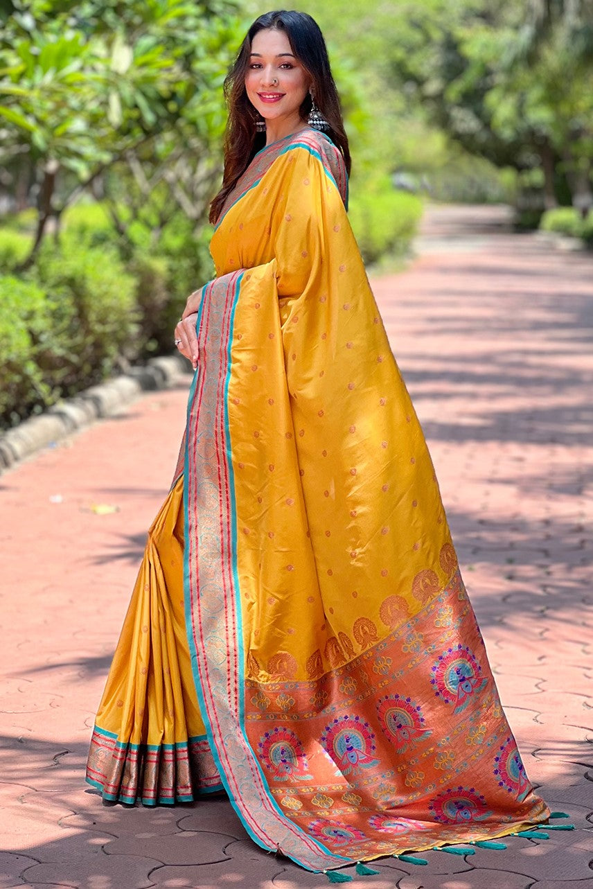 yellow-paithani-silk-saree-zb132898_2_SareeButa.com