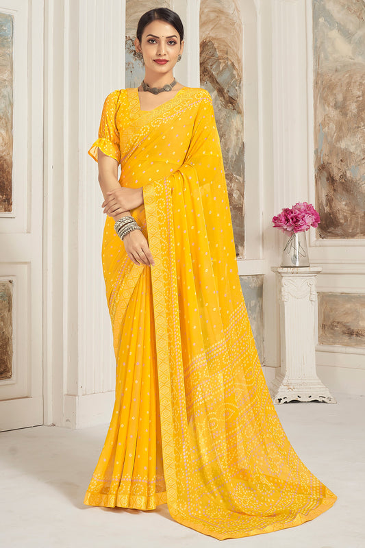 yellow-printed-chiffon-saree-zb132716_1_SareeButa.com