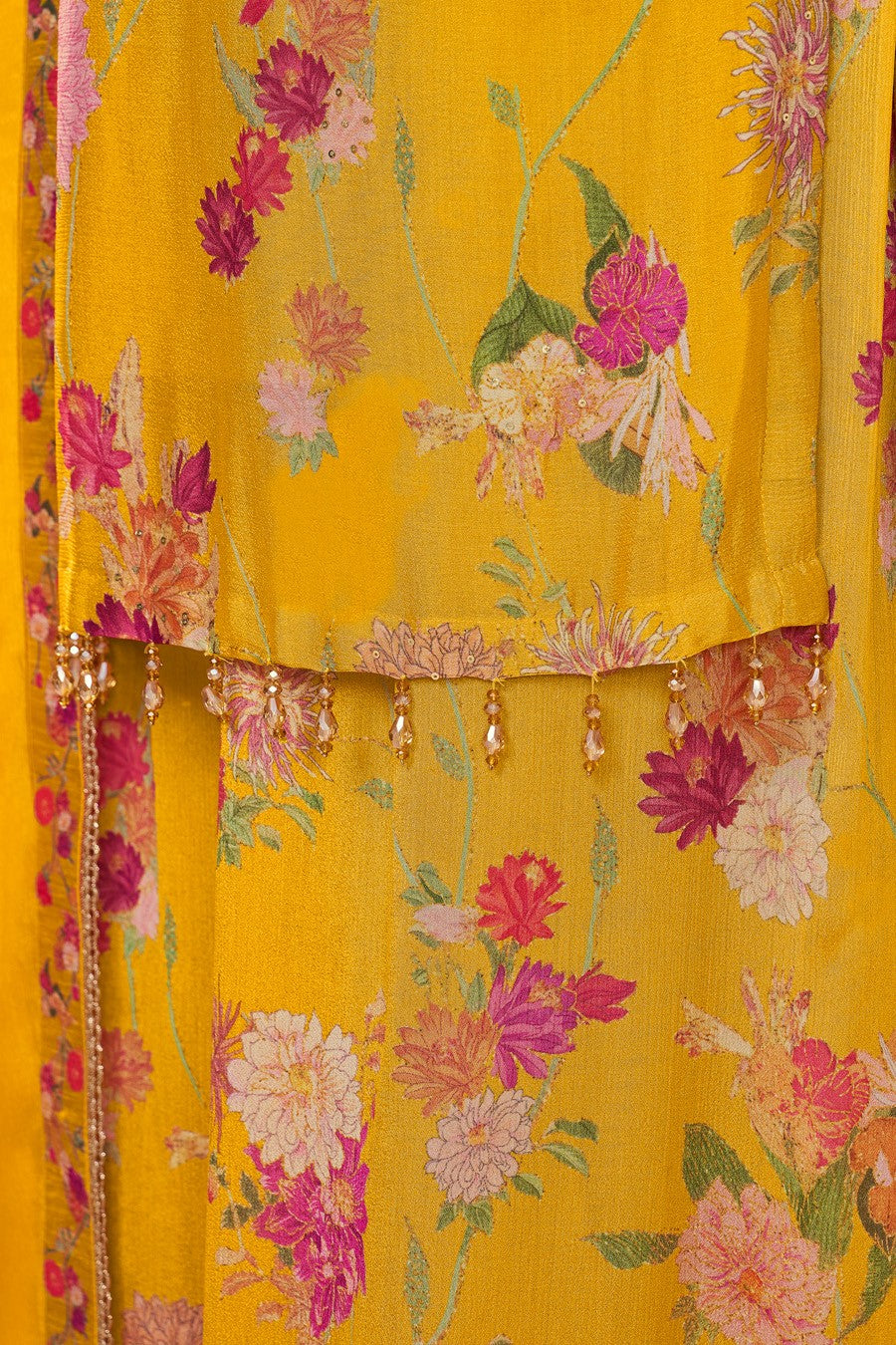 Yellow Readymade Chinon Sharara Suit-SS971_6_SareeButa.com