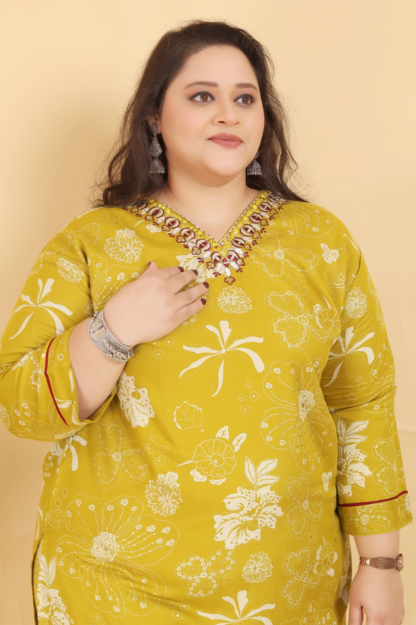 Yellow Readymade Rayon Suit-SAR11754_2_SareeButa.com