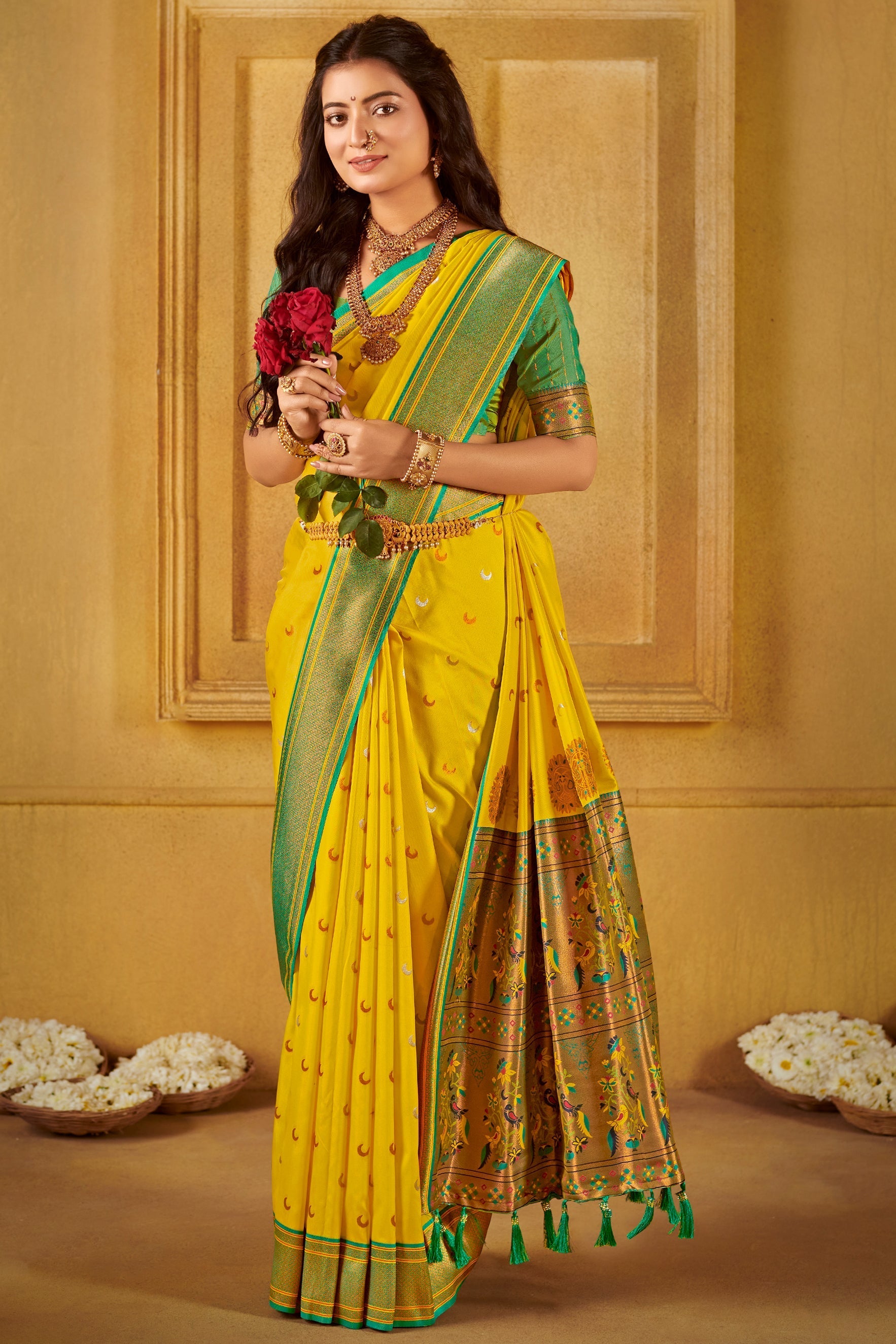 yellow-silk-paithani-saree-zb132141_1_SareeButa.com