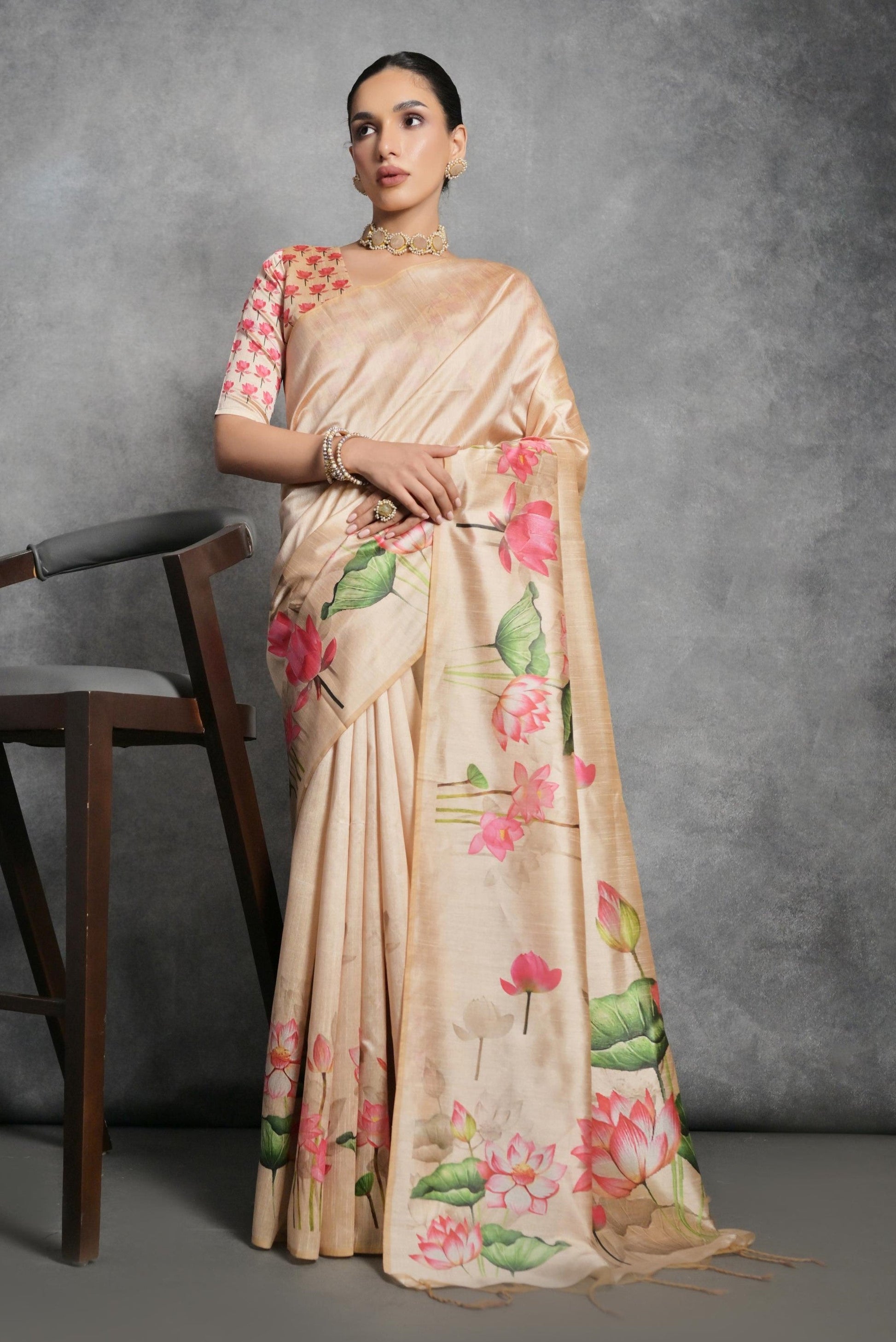 yellow-tusser-silk-saree-zb130469_1_SareeButa.com