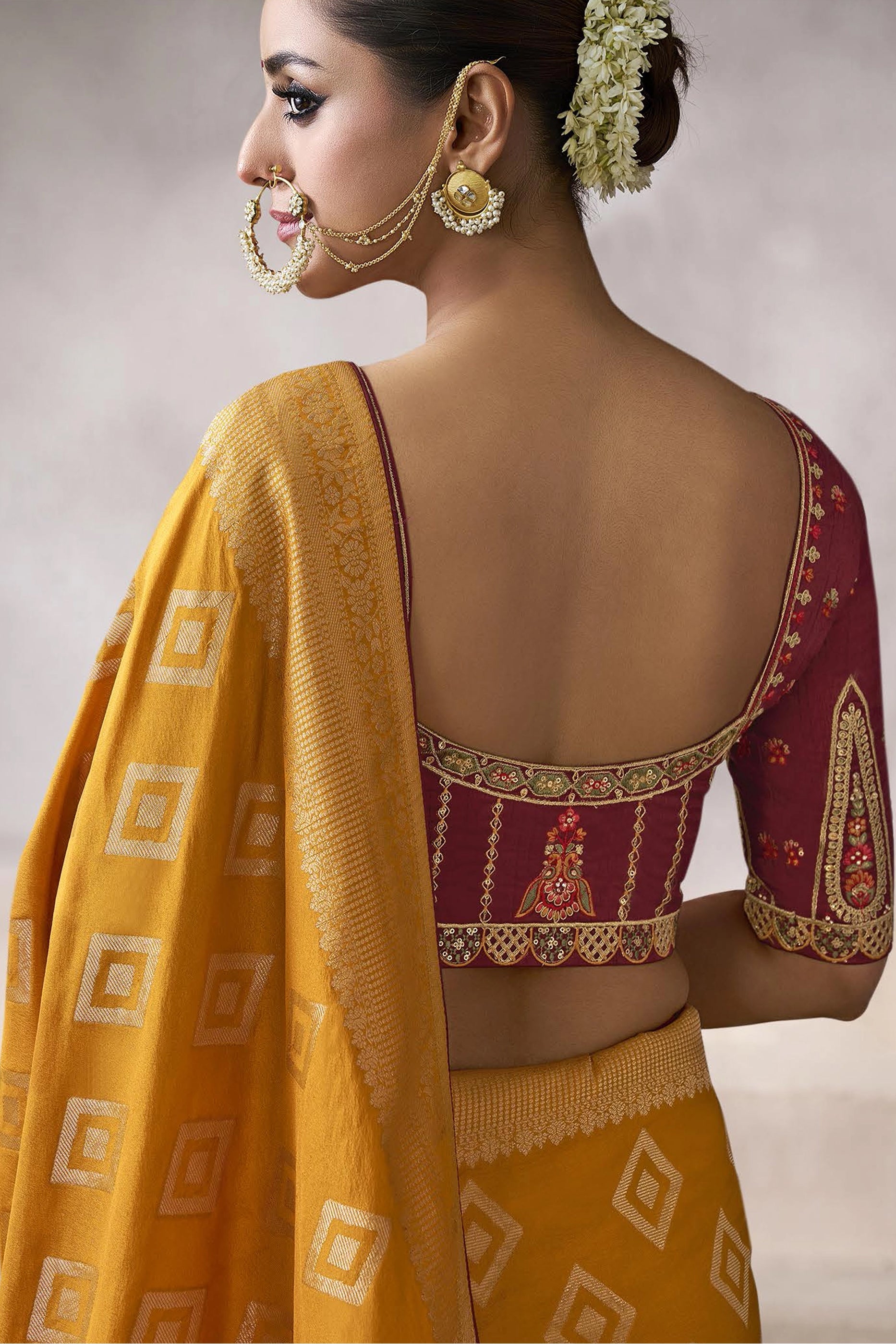 Yellow Woven Crepe Silk Saree-SAR11601_3_SareeButa.com