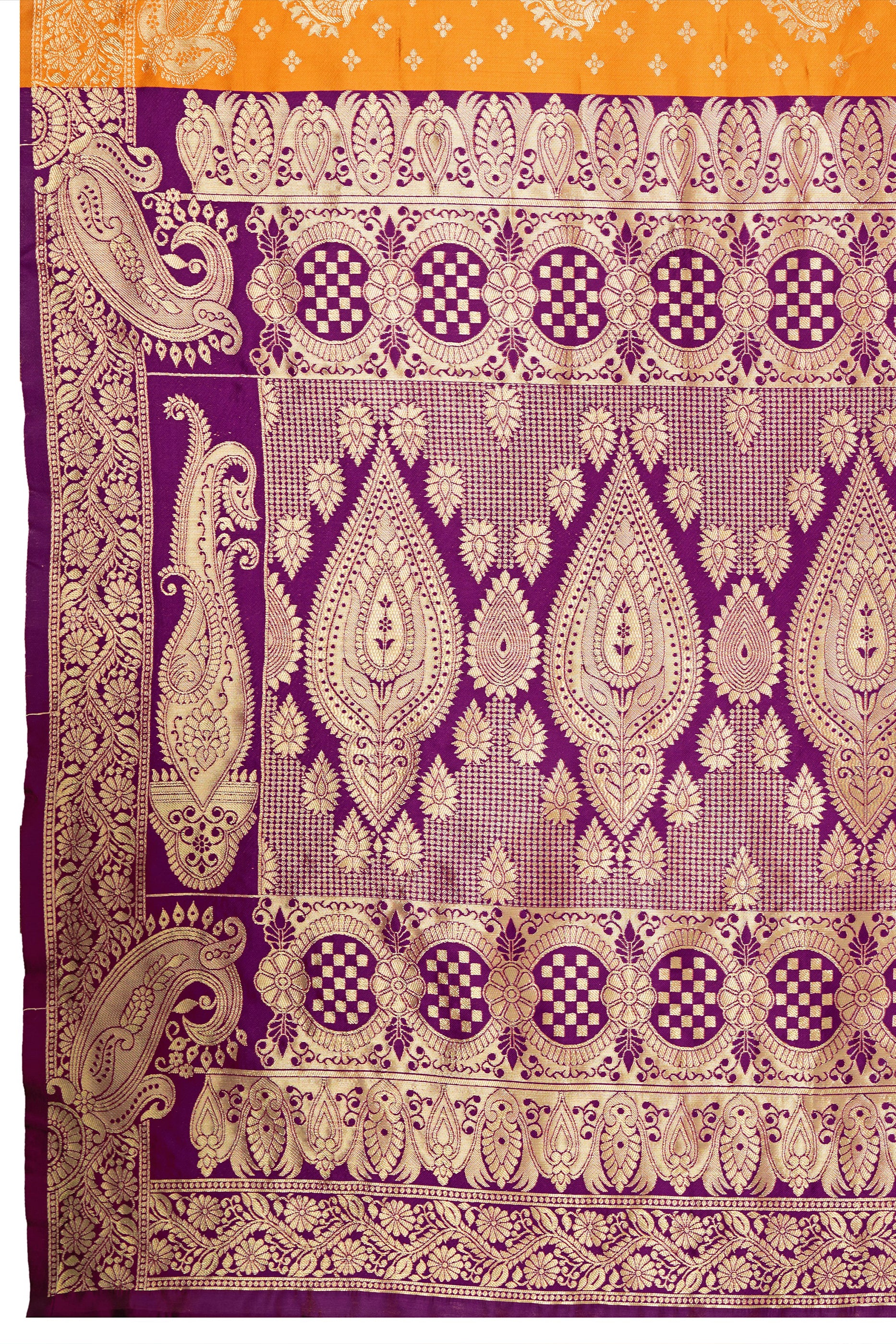 Yellow Woven Silk Saree-SAR12516_4_SareeButa.com