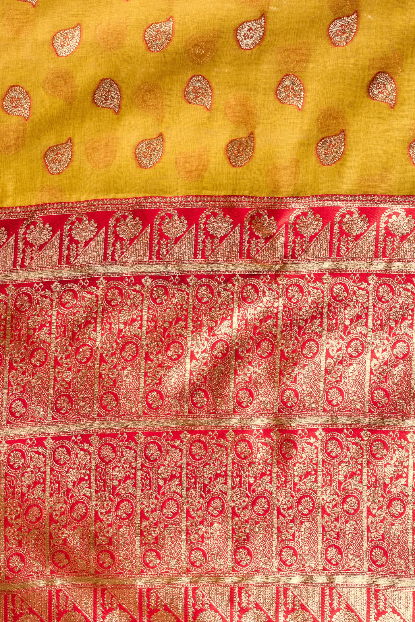 Yellow Woven Silk Saree-SAR12628_3_SareeButa.com