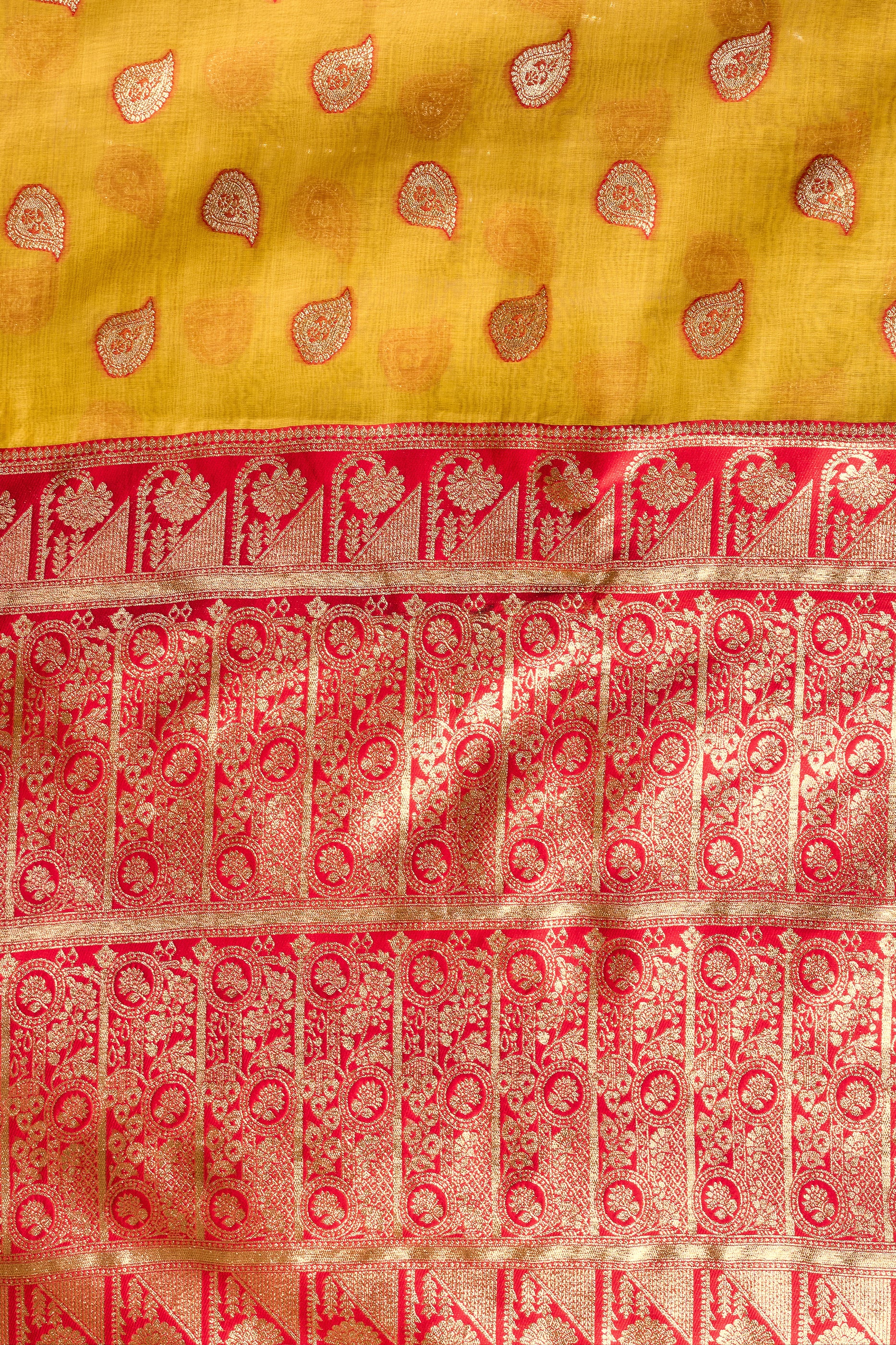 Yellow Woven Silk Saree-SAR12628_3_SareeButa.com