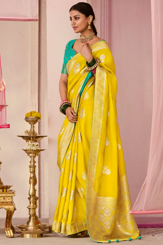 yellow-woven-silk-saree-zb132867_1_SareeButa.com