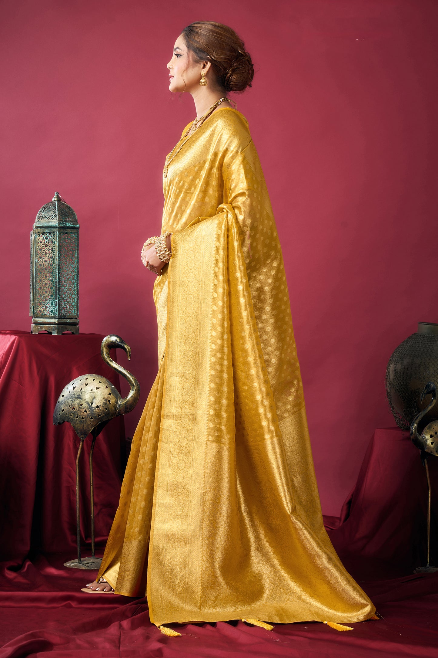 Yellow Woven Tissue Silk Saree-SAR12612_4_SareeButa.com