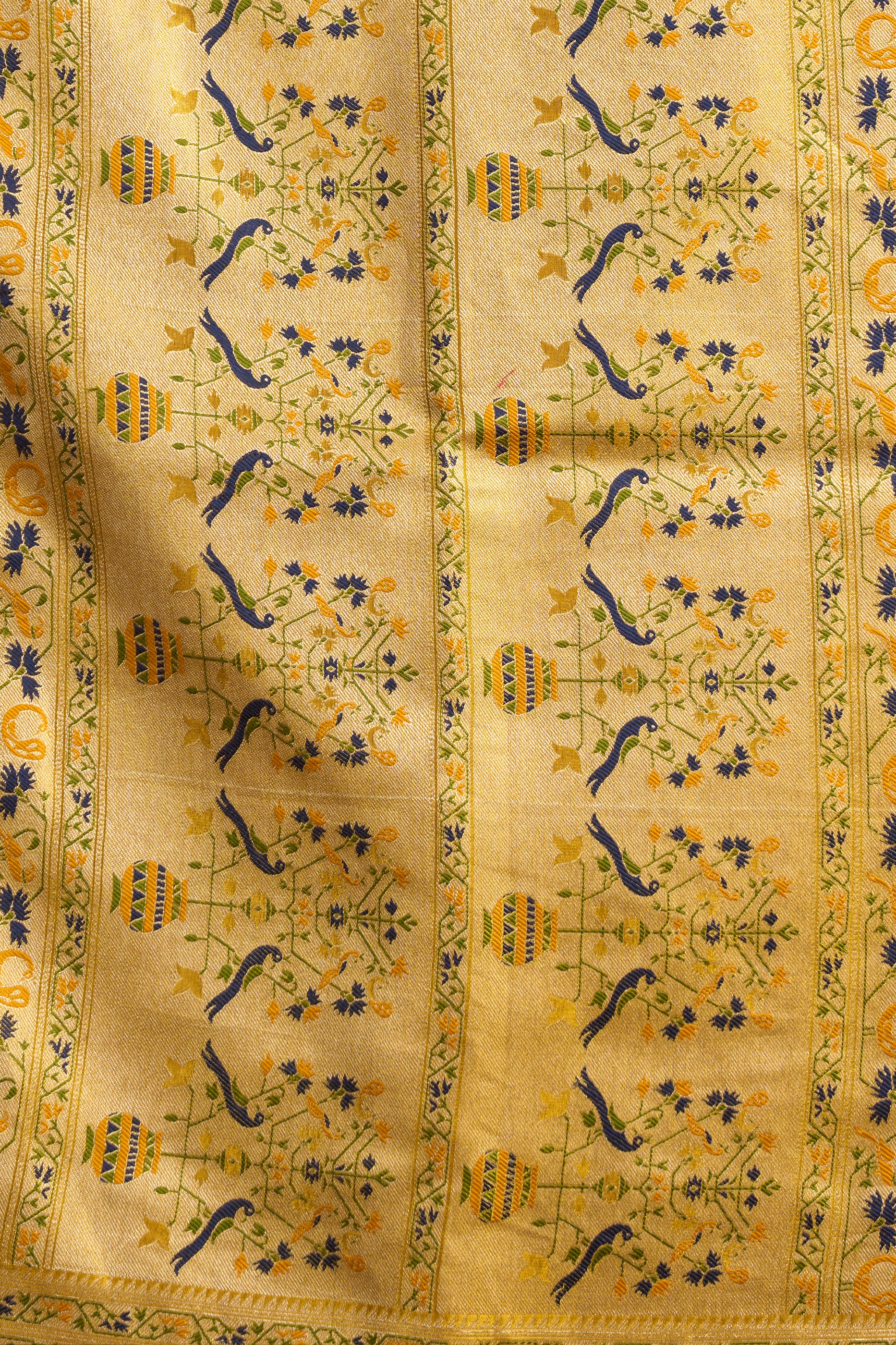 Yellow Woven Tissue Silk Saree-SAR13190_5_SareeButa.com