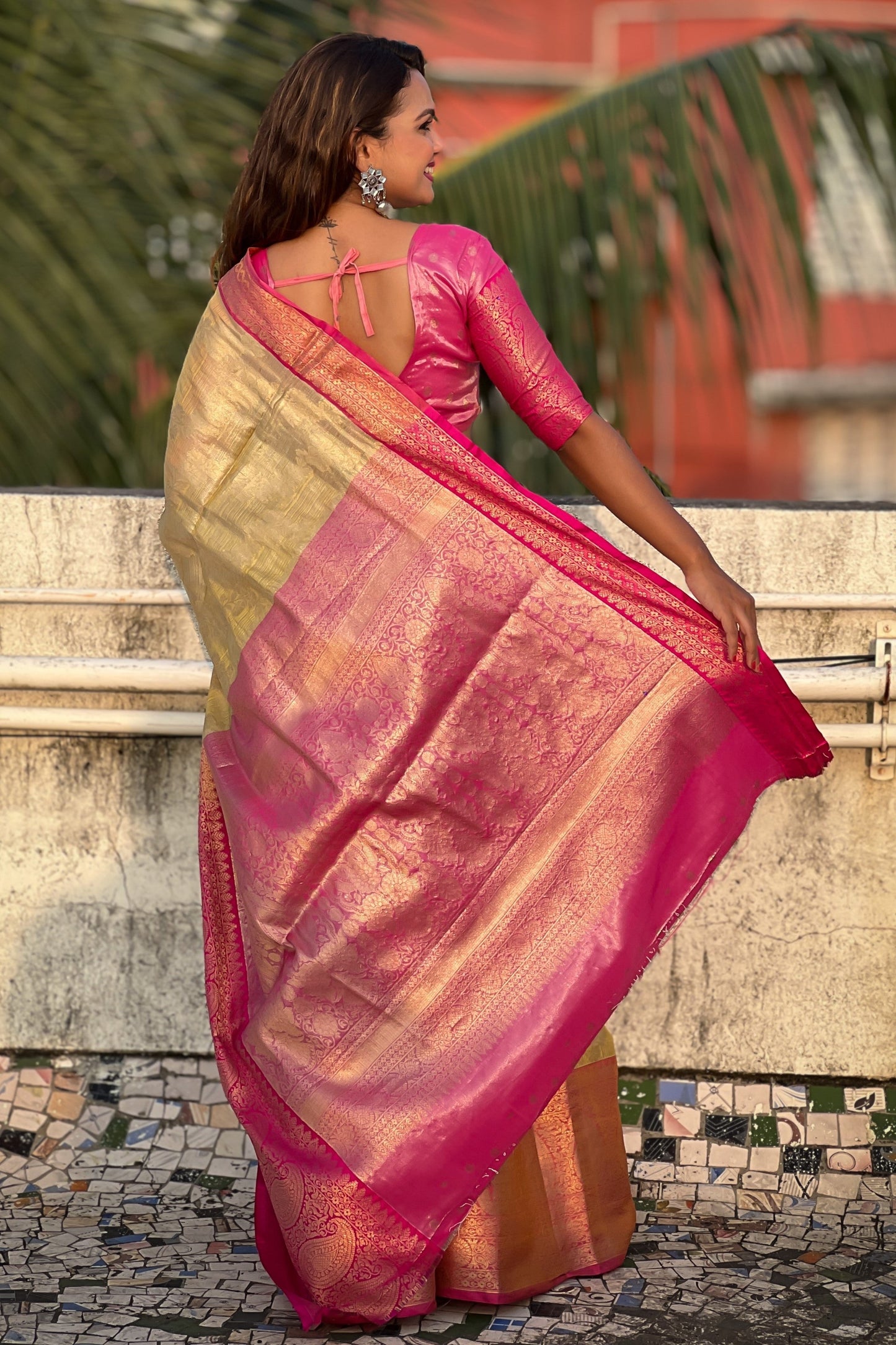 Yellow Woven Tissue Silk Saree-ZB133081_2_SareeButa.Com