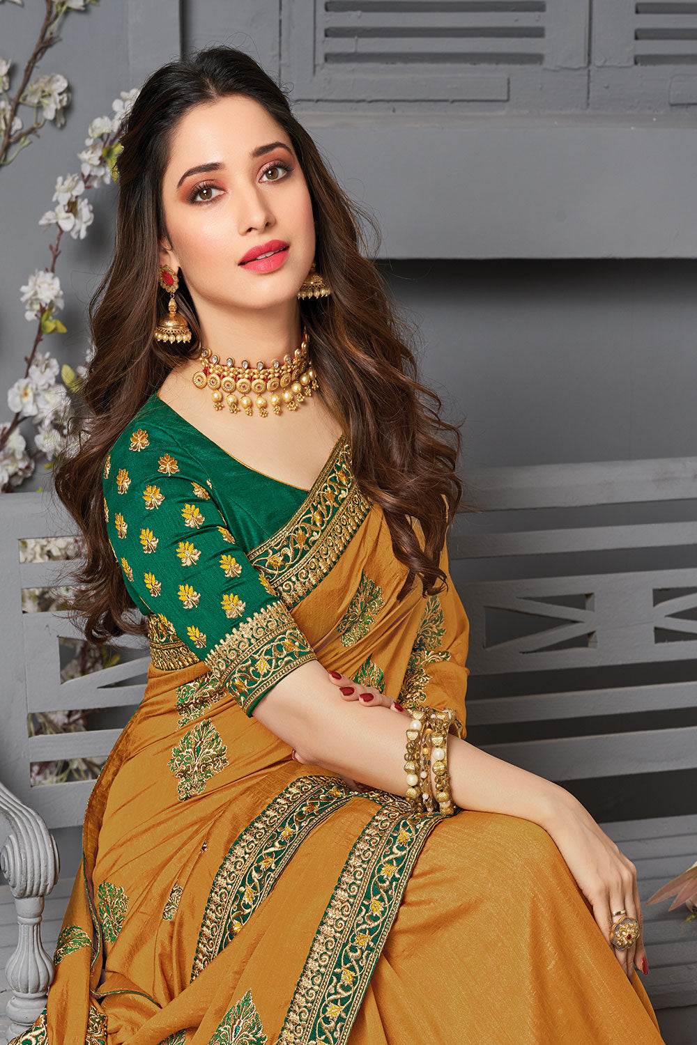 mustard-yellow-embroidered-saree-zb132548_2_SareeButa.com