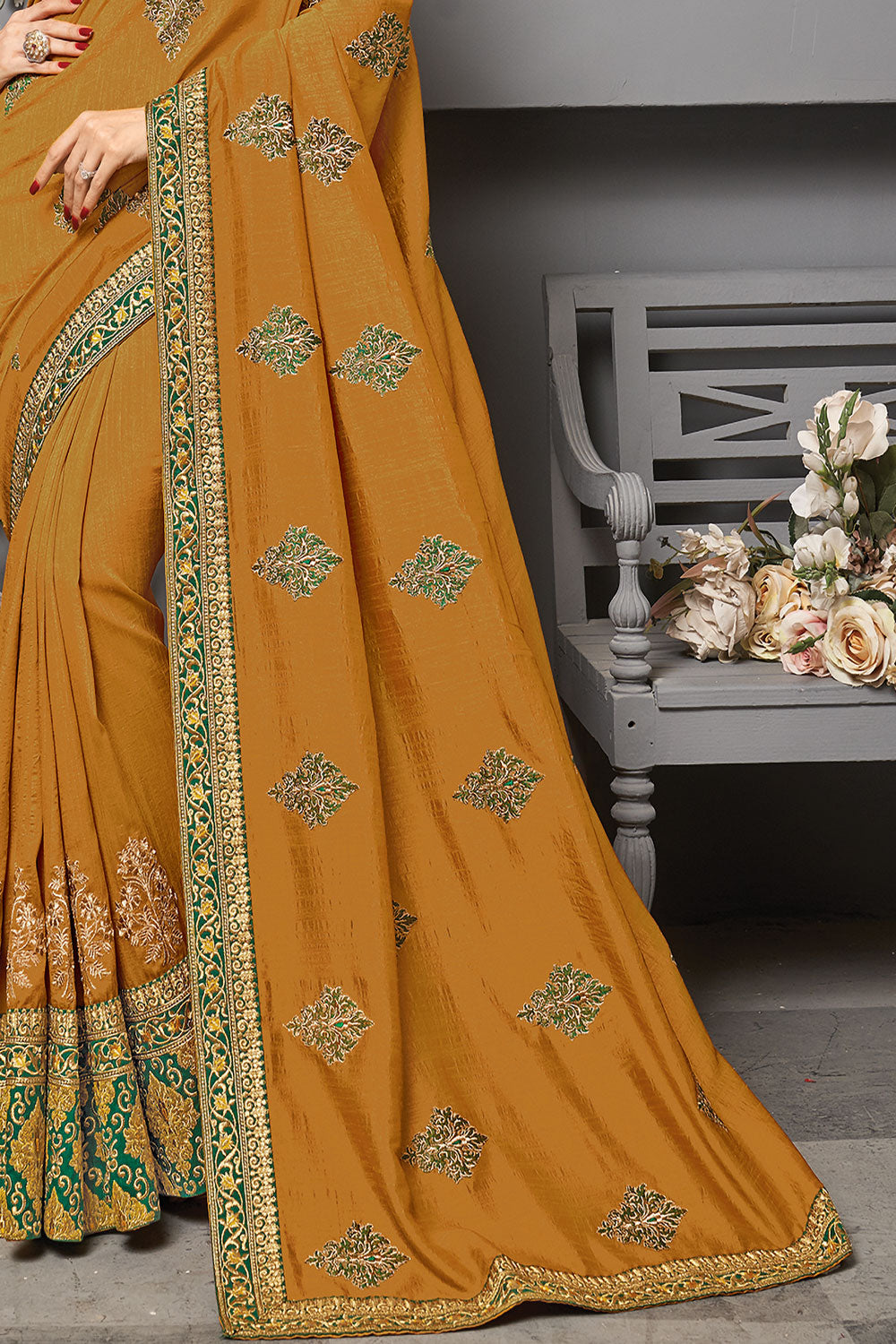 mustard-yellow-embroidered-saree-zb132548_3_SareeButa.com