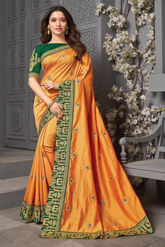 orange-embroidered-saree-zb132546_1_SareeButa.com