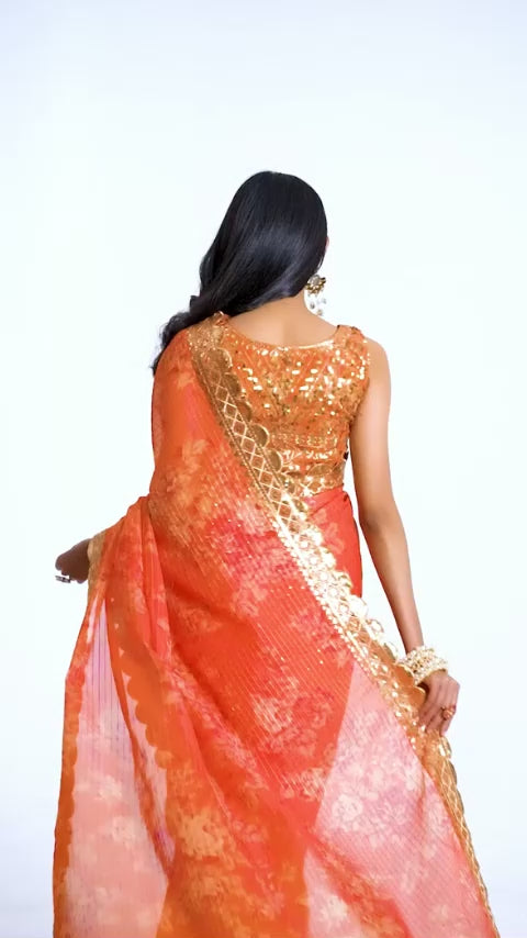 orange-embroidered-organza-saree-zb131750