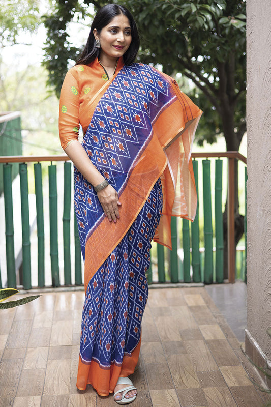 blue-linen-saree-zb130381_1_SareeButa.com