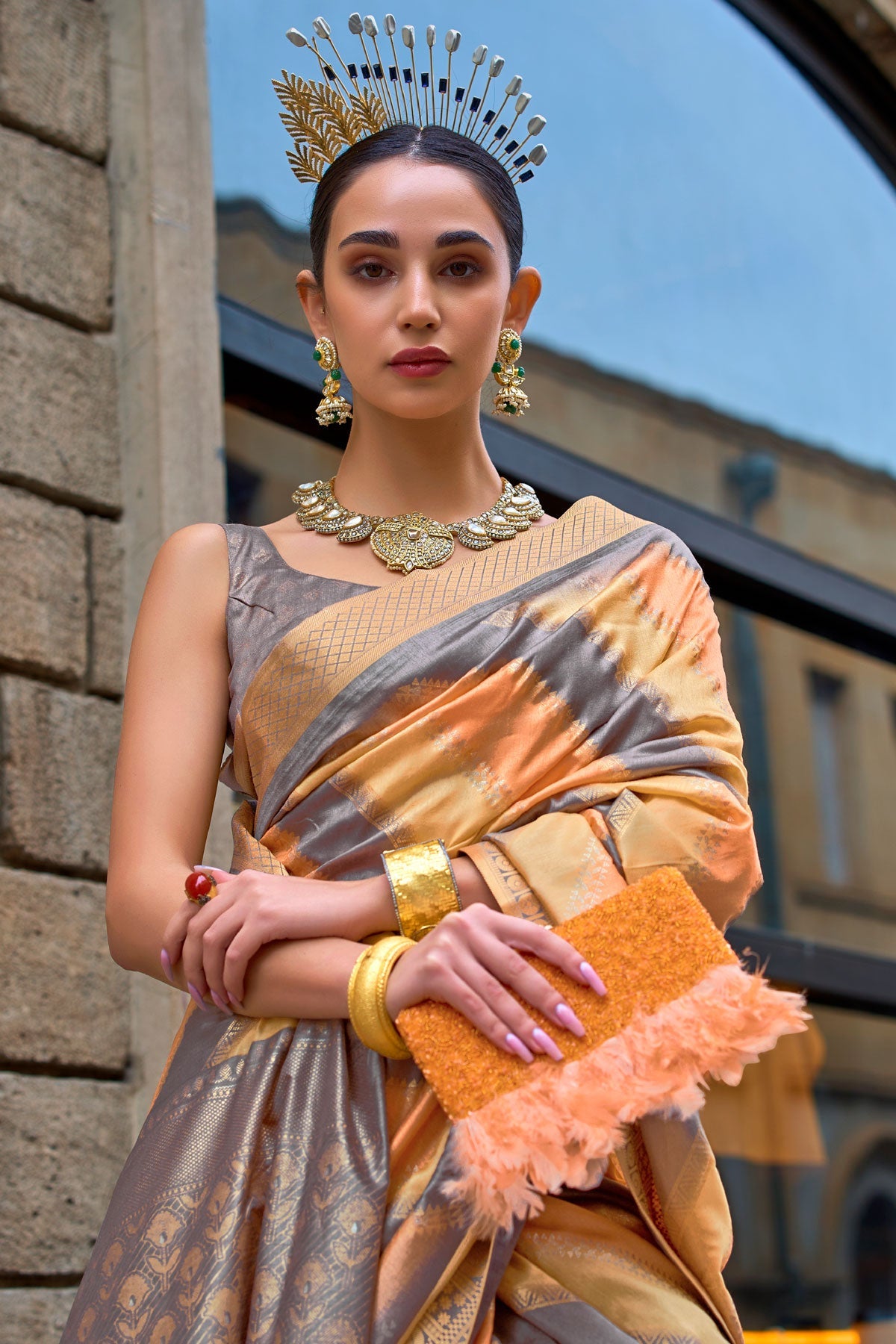 grey-orange-silk-saree-zb130225_2_SareeButa.com