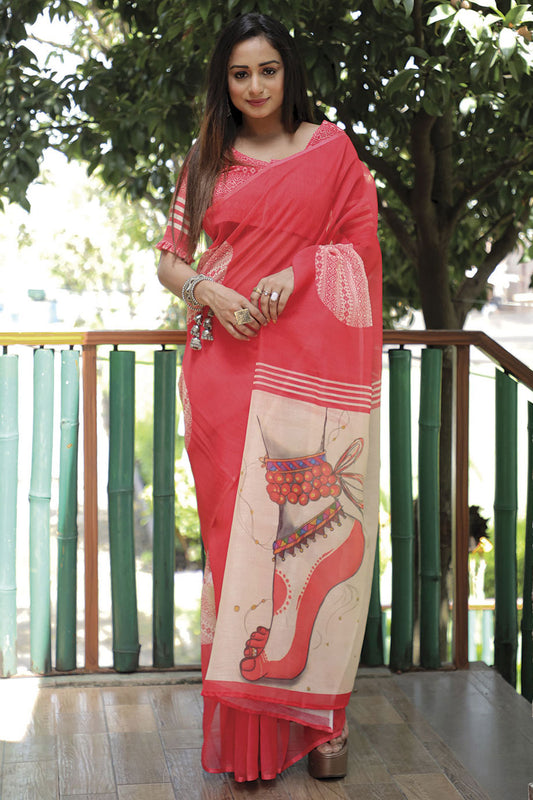 pink-linen-saree-zb130371_1_SareeButa.com