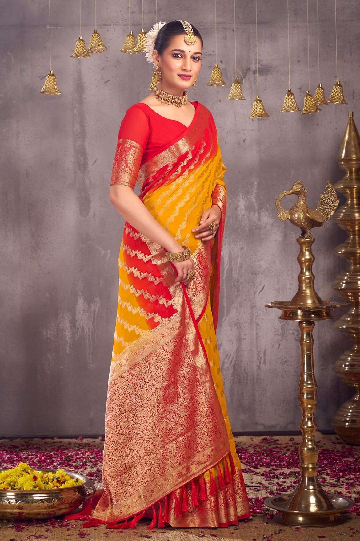 yellow-georgette-banarasi-saree-zb130291_3_SareeButa.com