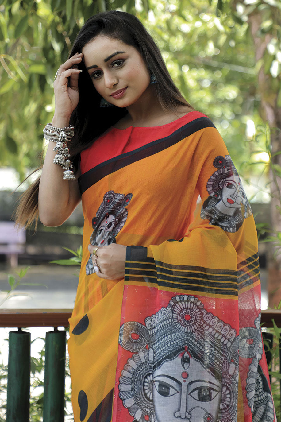 yellow-linen-saree-zb130368_3_SareeButa.com